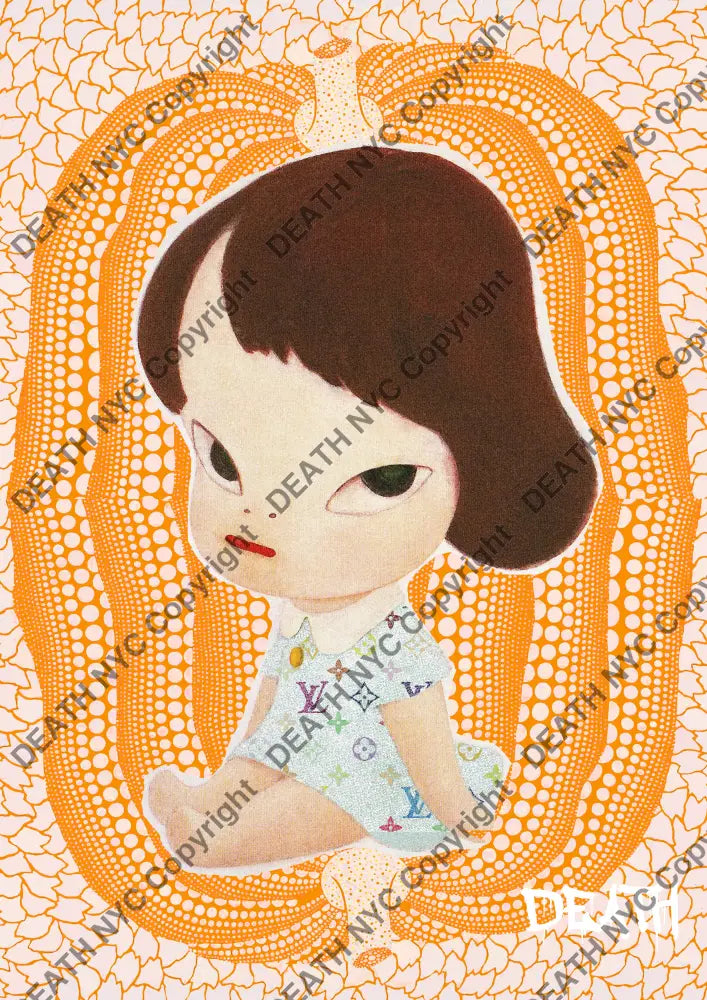 Auction ’Q226 girl ’ art print 45x32cm (Edition of 100) - Art Print