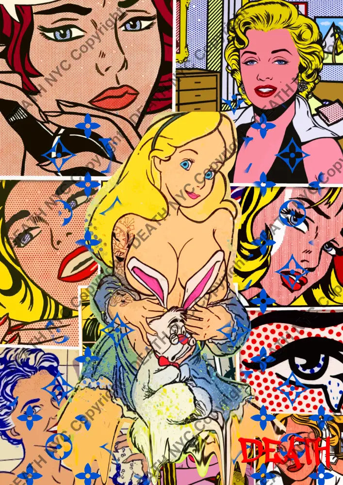 Auction ’R108 alice ’ art print 45x32cm (Edition of 100) Art Print
