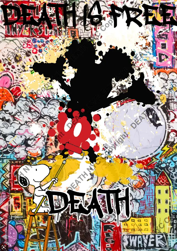 Auction ’R266 mouse’ art print 45x32cm (Edition of 100) Art Print