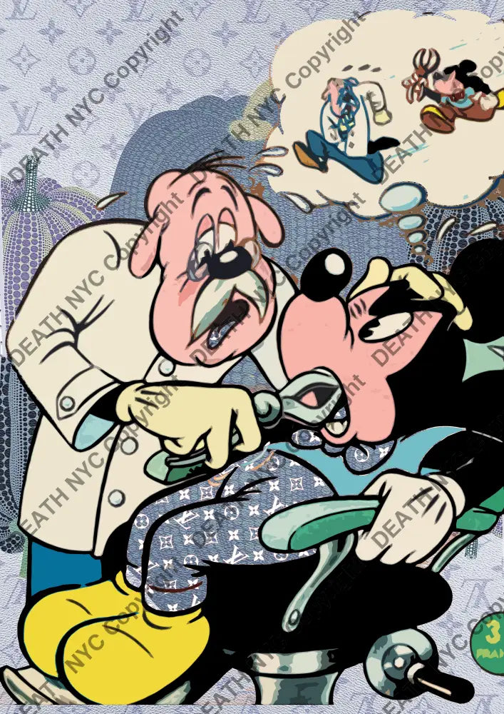 Auction ’S2164 mouse ’ art print 45x32cm (Edition of 100) Art Print