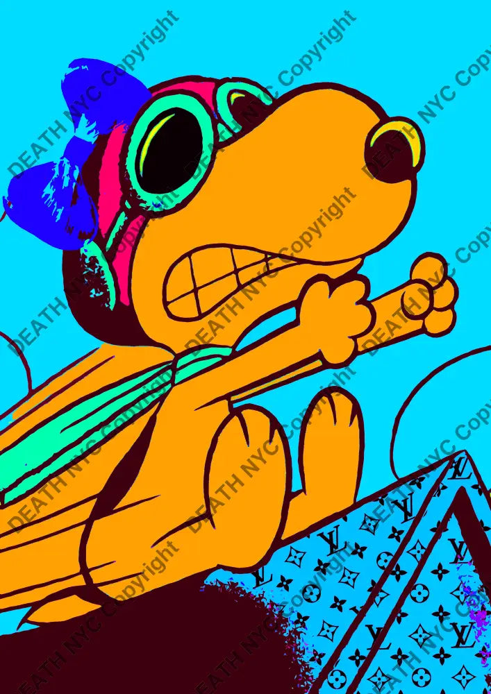 Auction ’silly angry org bl’ 45x32cm (Edition of 100) Art Print