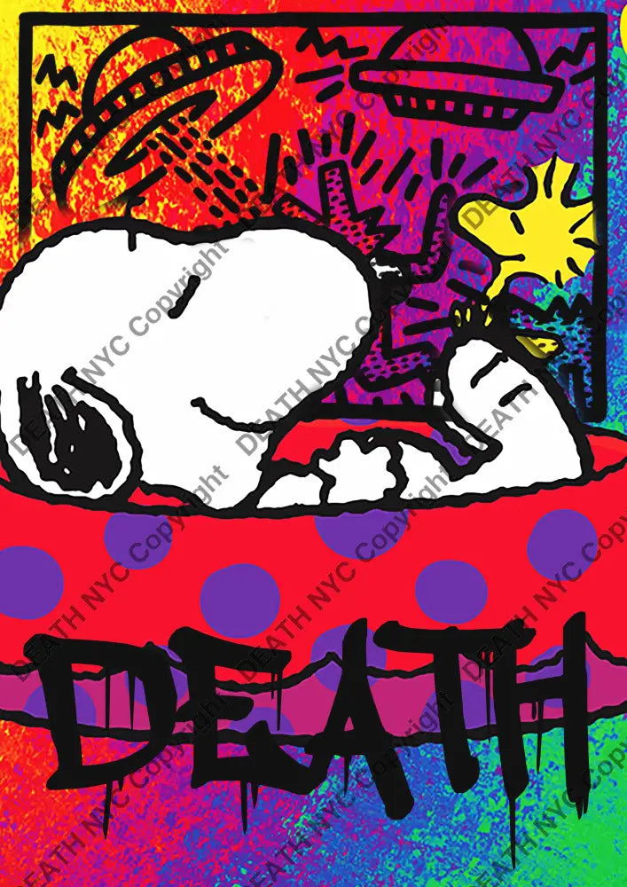 Auction ’silly death UFO’ art print 45x32cm (Edition of 100) Art Print