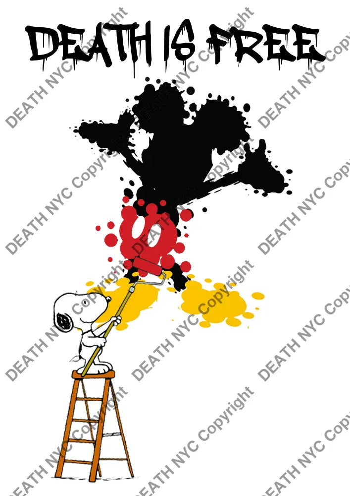 Auction ’silly paint mick white’ art print 45x32cm (Edition of 100) Art Print