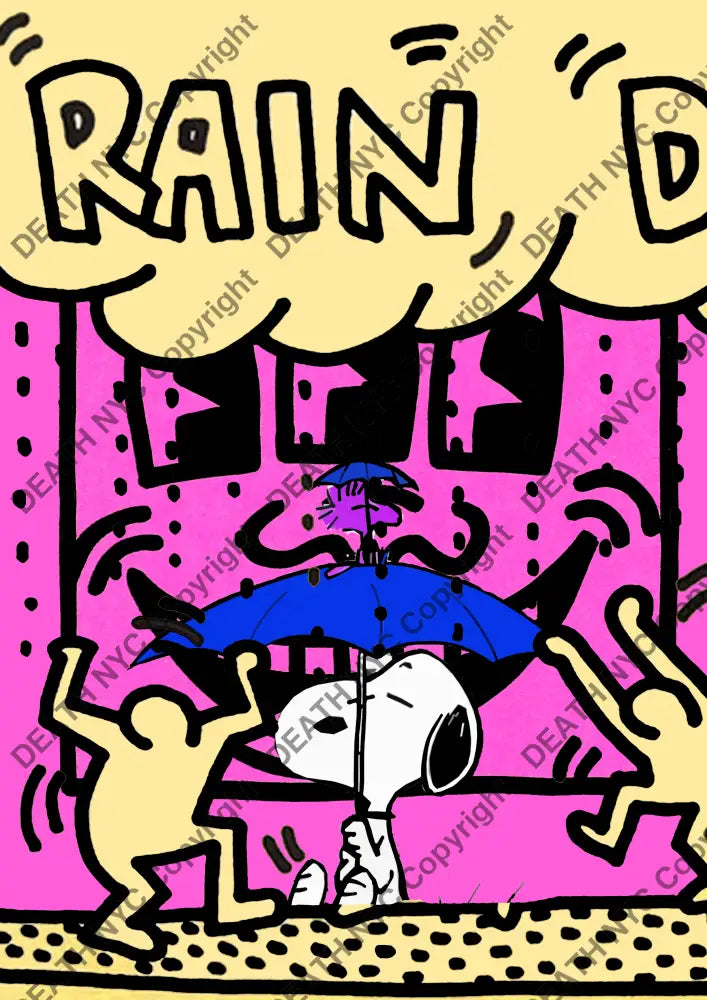 Auction ’silly rain p 2 ’ art print 45x32cm (Edition of 100) Art Print