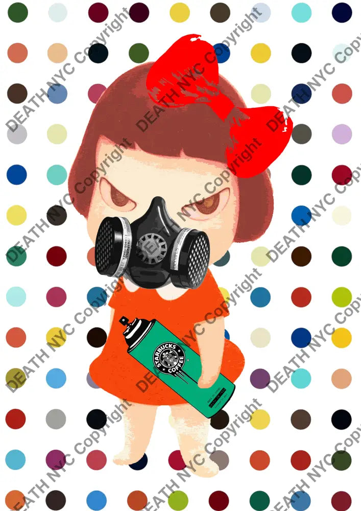 Auction ’spot N mask’ art print 45x32cm (Edition of 100) Art Print