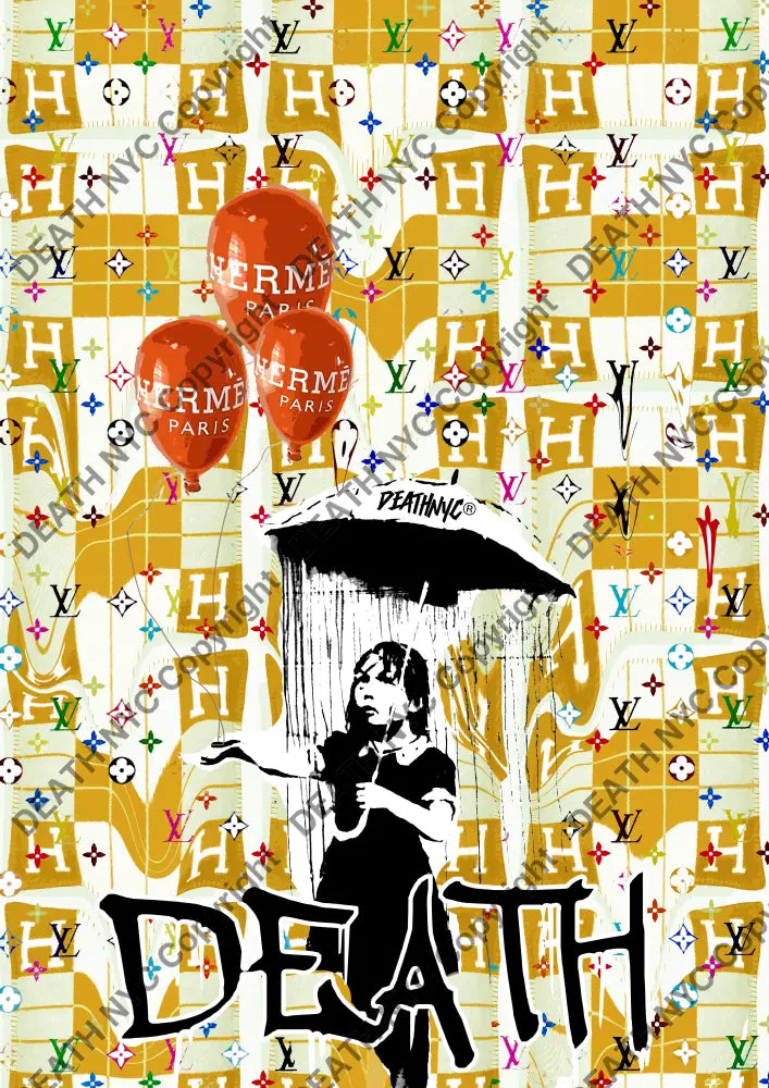 Auction ’T14 balloon’ art print 45x32cm (Edition of 100) Art Print