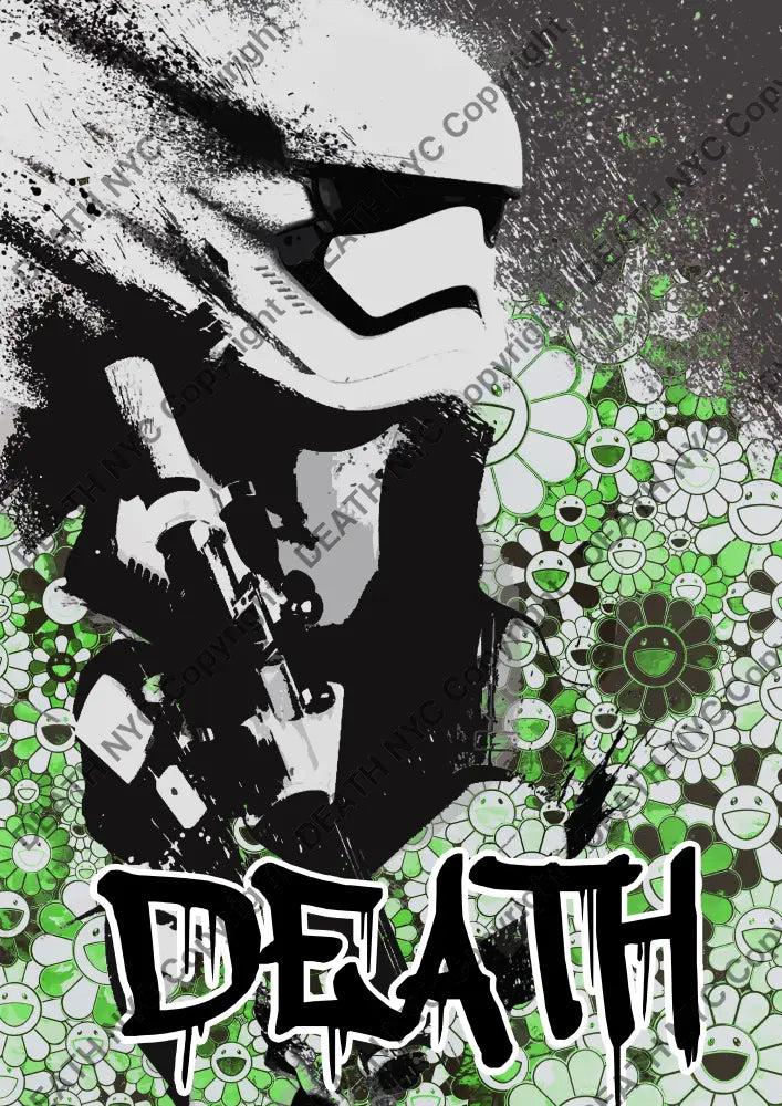 Auction ’TROOPER 2 FLOWER’ art print 45x32cm (Edition of 100) - Art Print