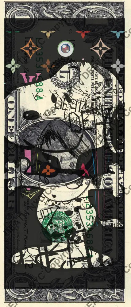 Auction USD $1 Original artwork 011221$2 silly - Art Print