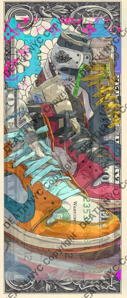 Auction USD $1 Original artwork 020326$10 sneak Art Print