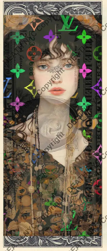 Auction USD $1 Original artwork 020326$4 goddness Art Print