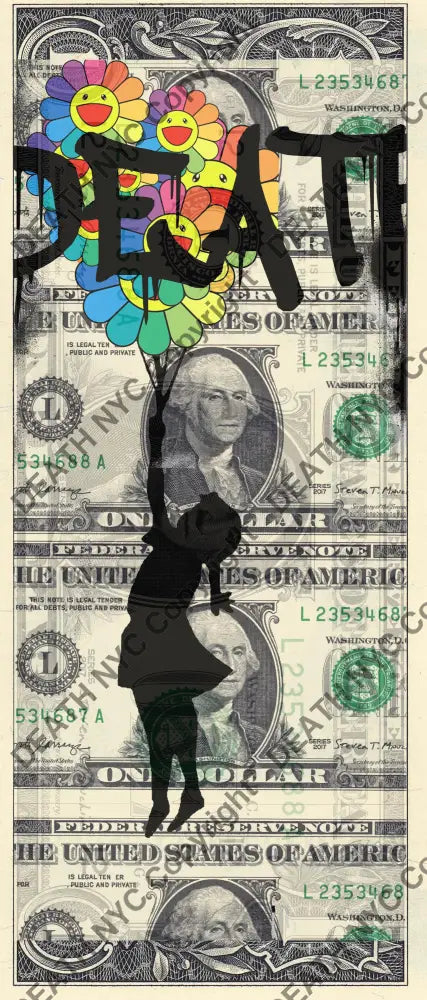 Auction USD $1 Original artwork 030324$15 bank Art Print