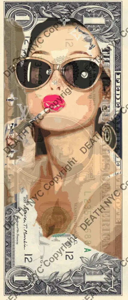 Auction USD $1 Original artwork 031026$15 audrey - Art Print