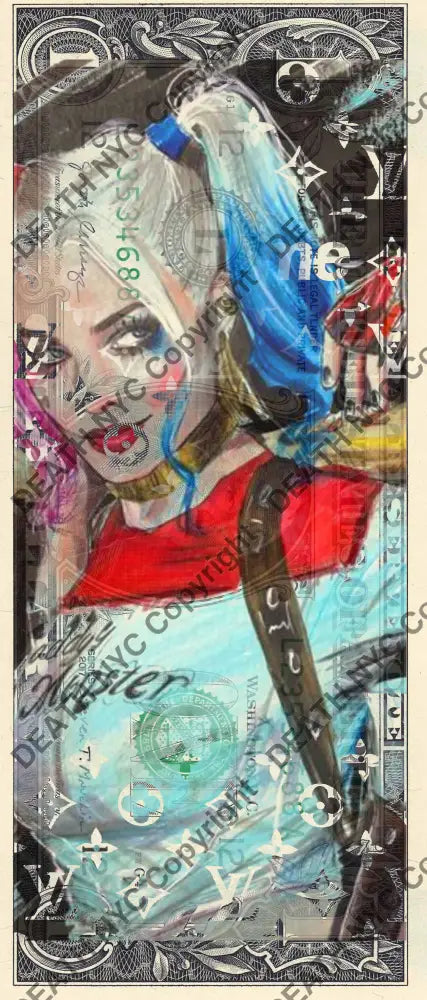 Auction USD $1 Original artwork 031026$2 quin - Art Print