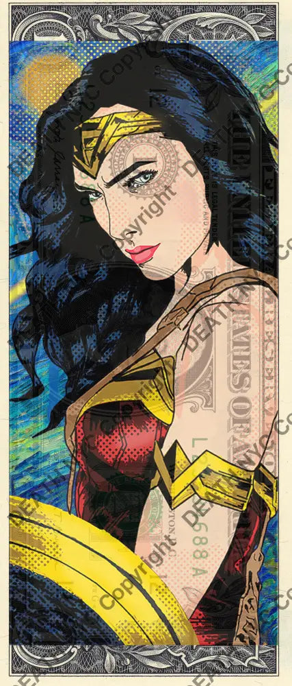 Auction USD $1 Original artwork 031223$9 wonder - Art Print