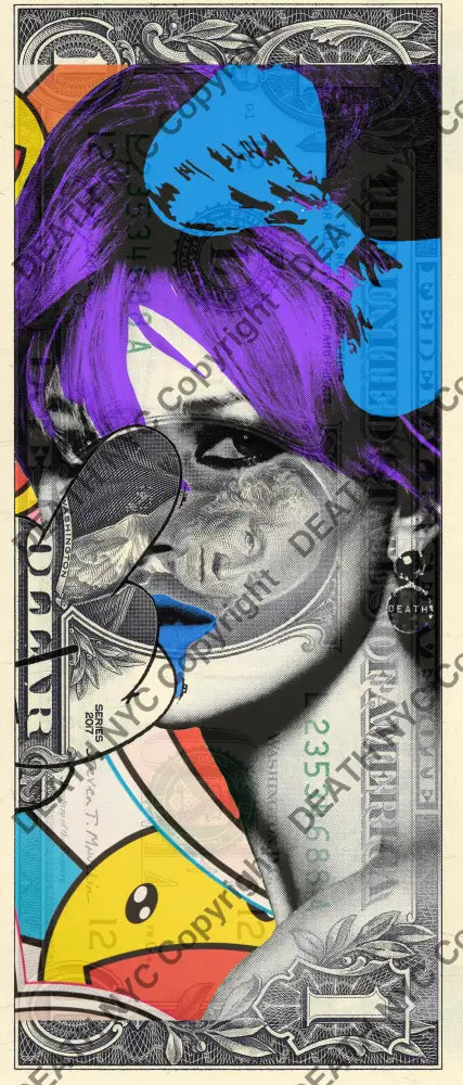 Auction USD $1 Original artwork 040122$6 kate - Art Print