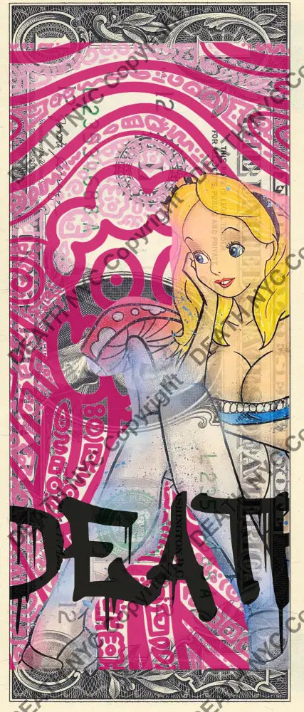Auction USD $1 Original artwork 040523$10 alice Art Print