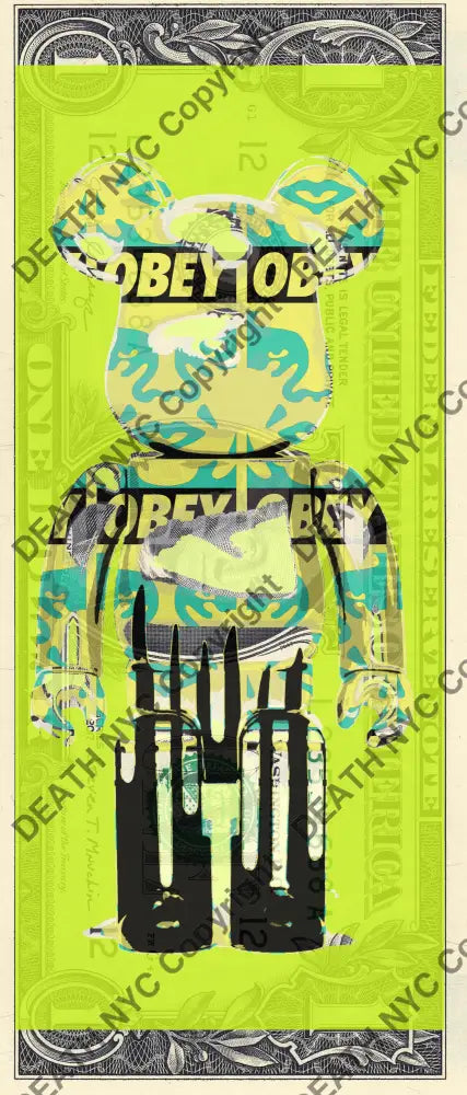 Auction USD $1 Original artwork 040523$17 bear Art Print