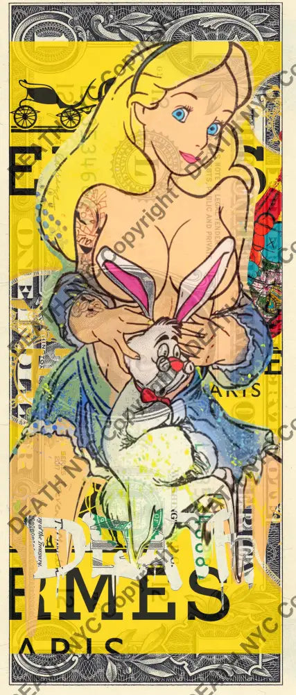 Auction USD $1 Original artwork 051125$8 alice Art Print