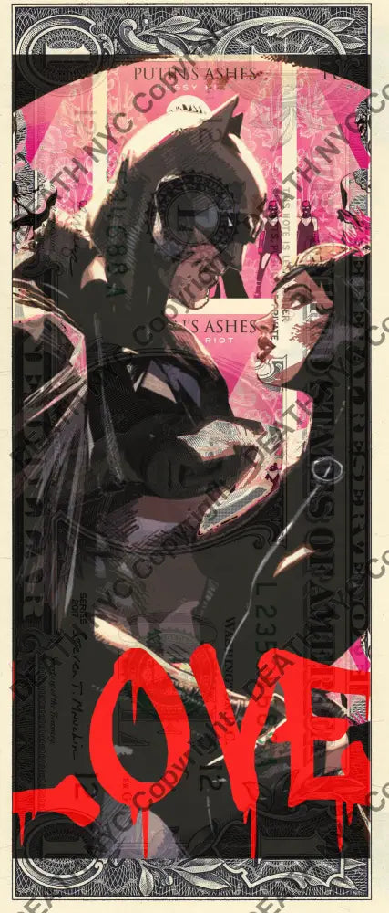 Auction USD $1 Original artwork 060923$8 bat - Art Print