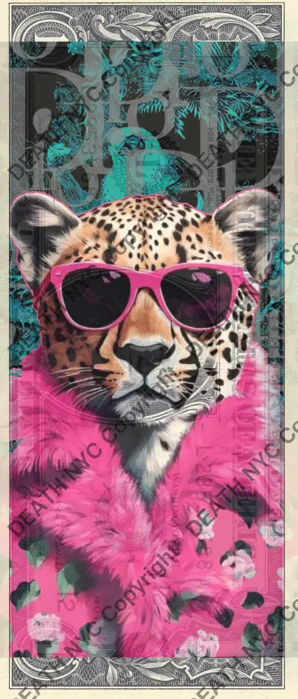 Auction USD $1 Original artwork 070726$2 leop - Art Print