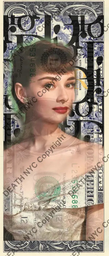Auction USD $1 Original artwork 090125$7 audrey - Art Print