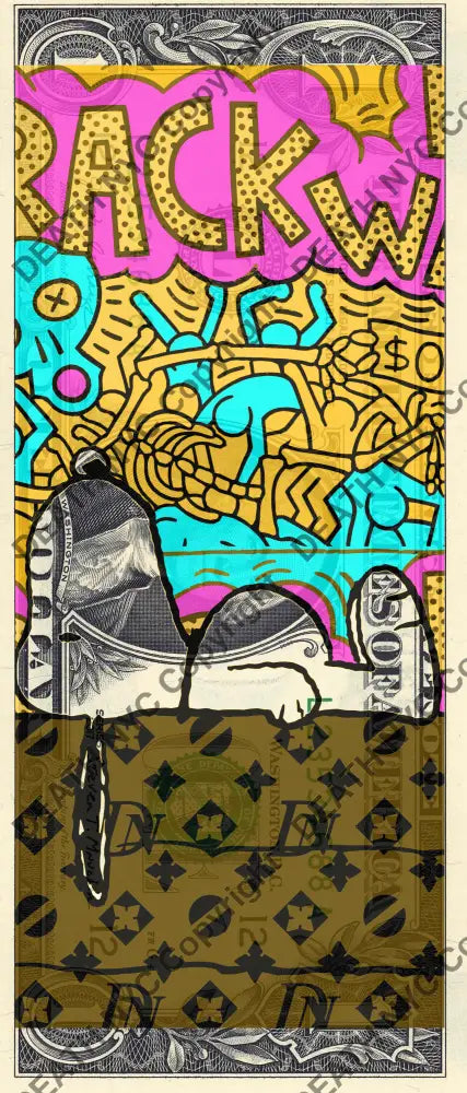 Auction USD $1 Original artwork 091121$14 silly Art Print