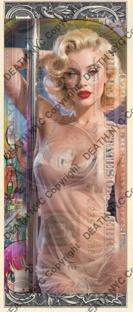 Auction USD $1 Original artwork 100226$5 monr Art Print
