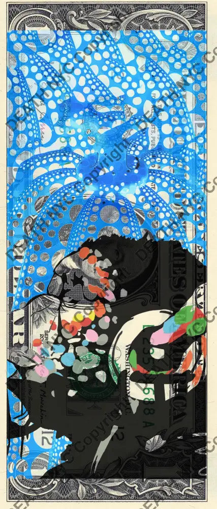 Auction USD $1 Original artwork 100323$4 bank - Art Print