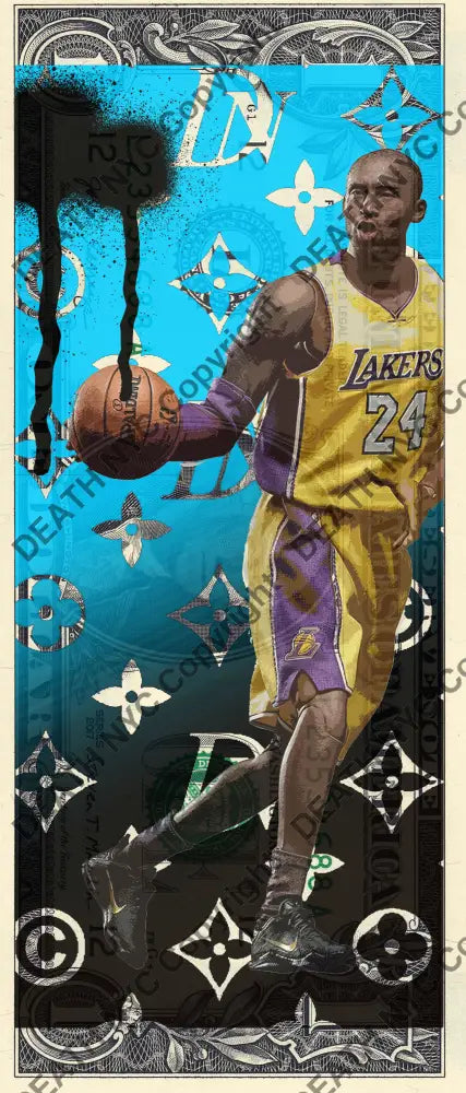 Auction USD $1 Original artwork 100922$21 n b a - Art Print