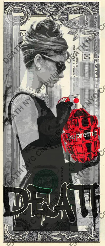 Auction USD $1 Original artwork 100922$4 audrey Art Print