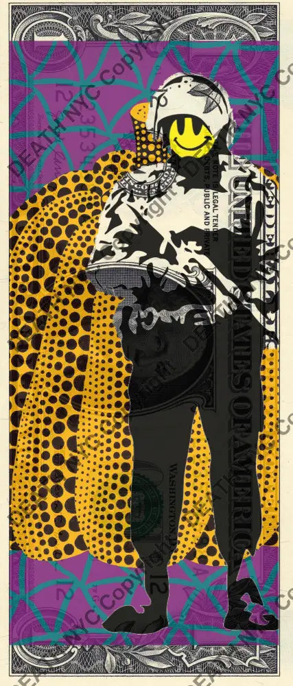 Auction USD $1 Original artwork 110324$12 bank - Art Print