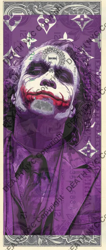 Auction USD $1 Original artwork 110626$10 j k r - Art Print