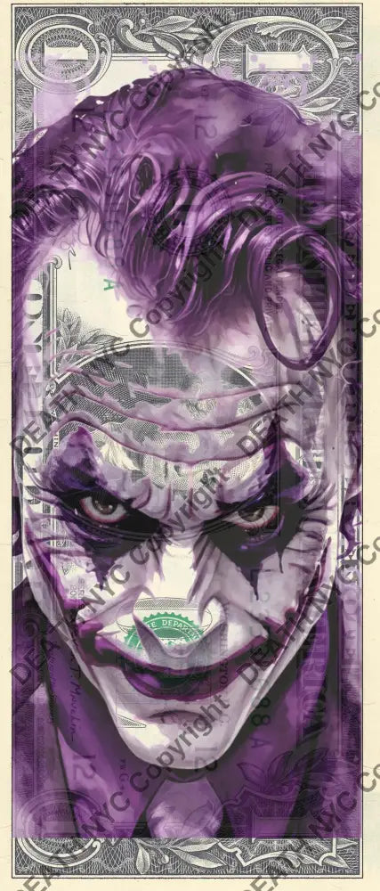 Auction USD $1 Original artwork 110626$7 j k r - Art Print