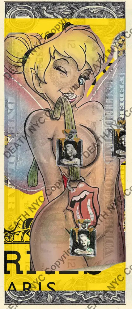Auction USD $1 Original artwork 120723$13 tink - Art Print