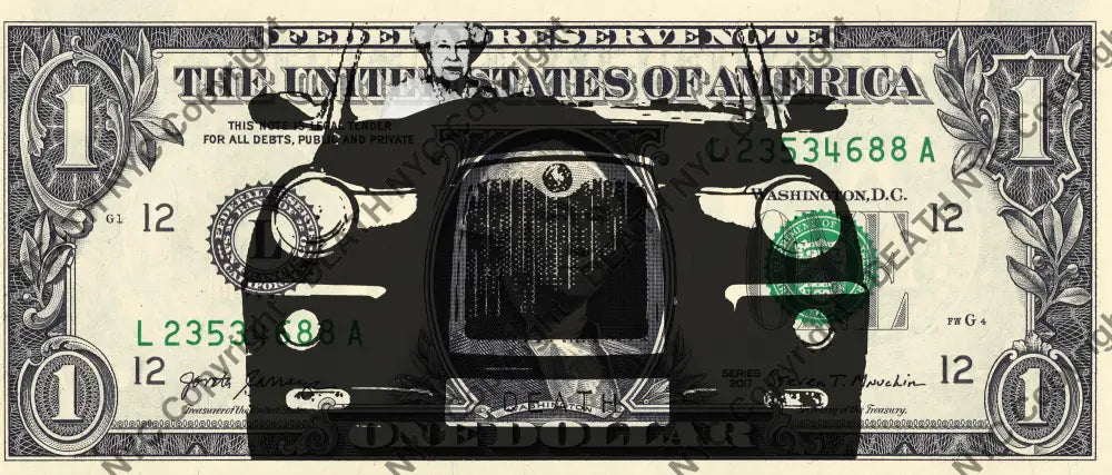 Auction USD $1 Original artwork 121221$16 queen - Art Print