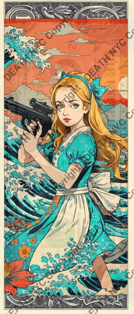 Auction USD $1 Original artwork 130424$20 alice Art Print