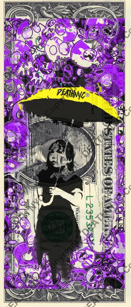 Auction USD $1 Original artwork 130922$23 bank - Art Print