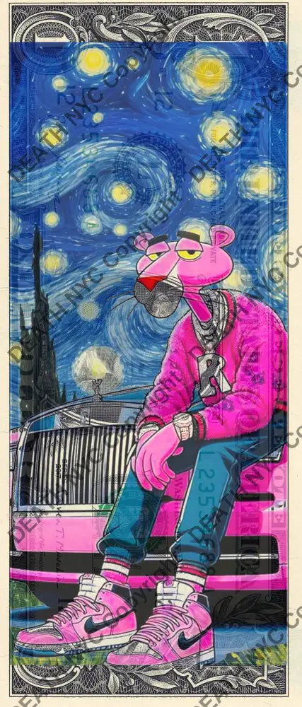 Auction USD $1 Original artwork 150126$21 pink Art Print