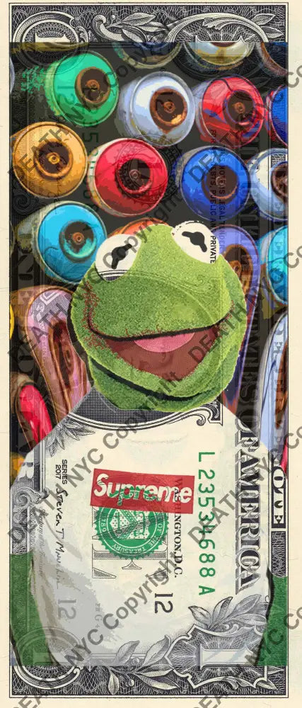 Auction USD $1 Original artwork 150126$23 ker mit Art Print
