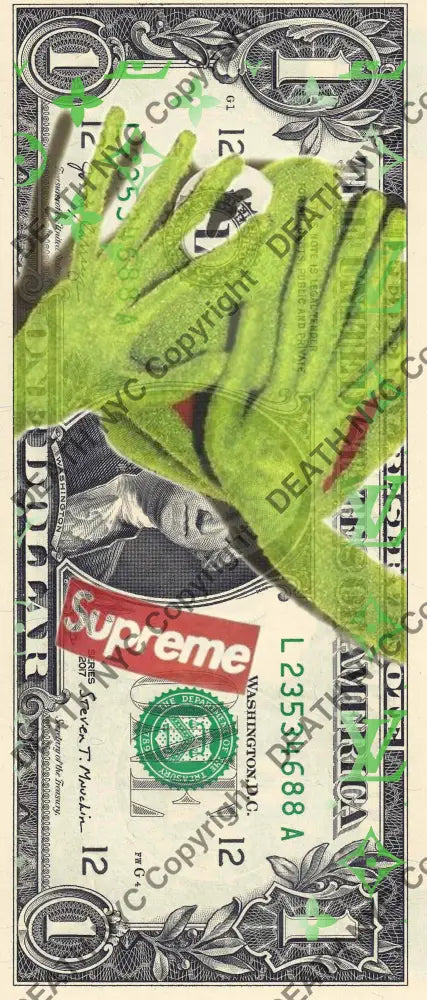 Auction USD $1 Original artwork 150126$5 ker mit Art Print