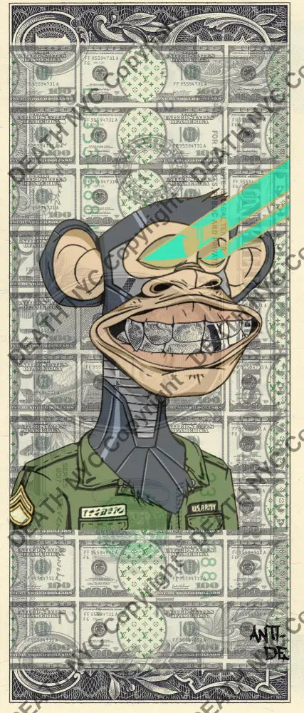 Auction USD $1 Original artwork 150624$8 crypto Art Print