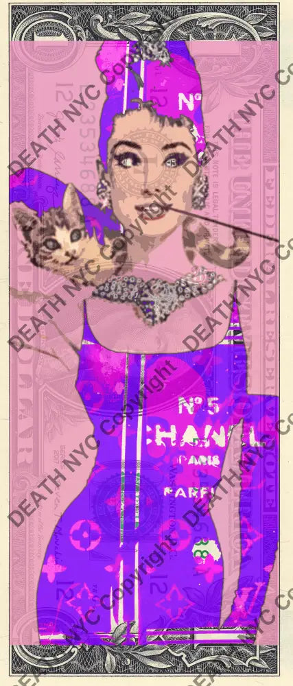 Auction USD $1 Original artwork 160724$15 audrey Art Print
