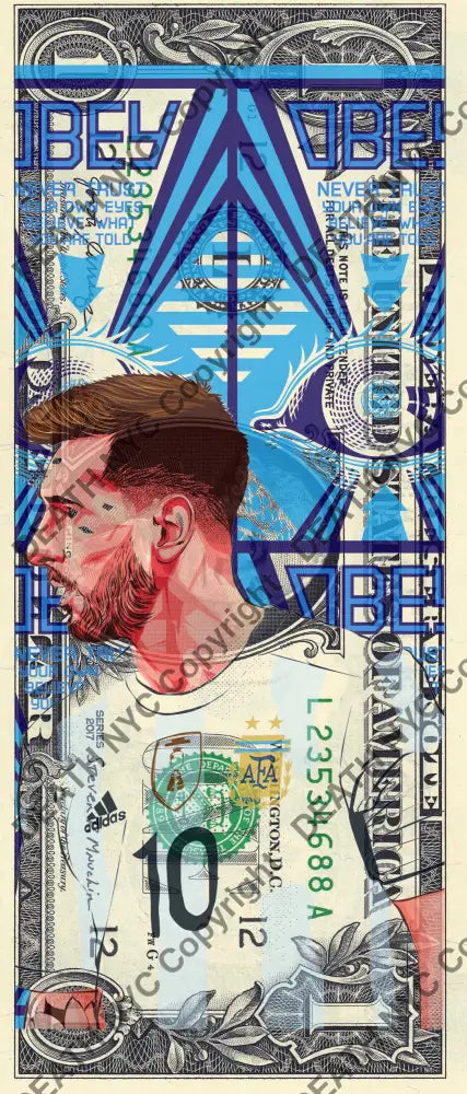 Auction USD $1 Original artwork 161125$2 mess Art Print
