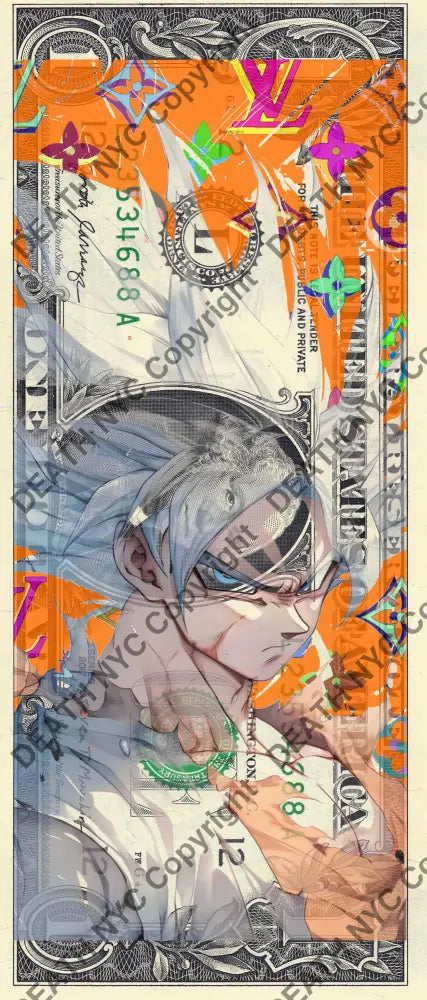 Auction USD $1 Original artwork 161125$3 g k Art Print