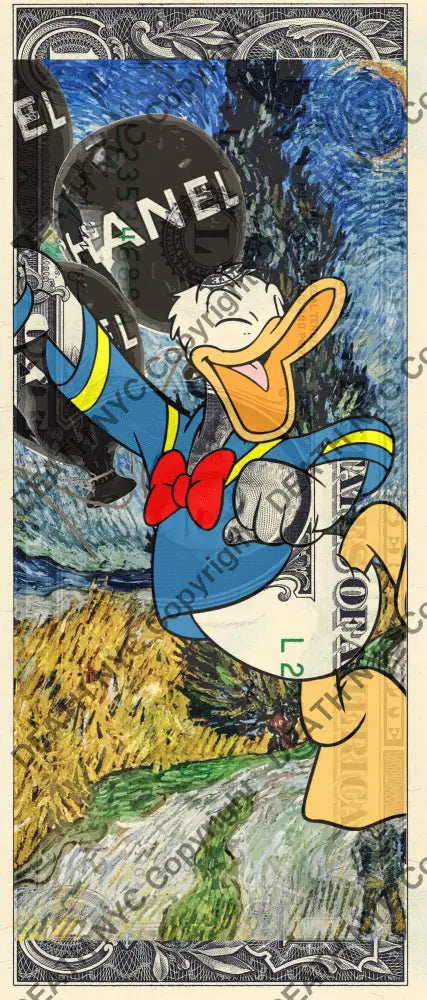 Auction USD $1 Original artwork 170324$15 duck Art Print