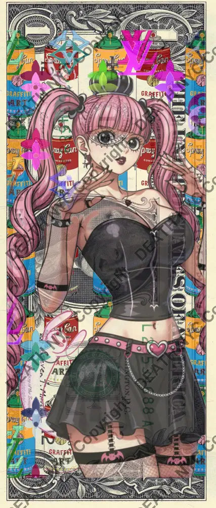 Auction USD $1 Original artwork 170426$4 quin - Art Print