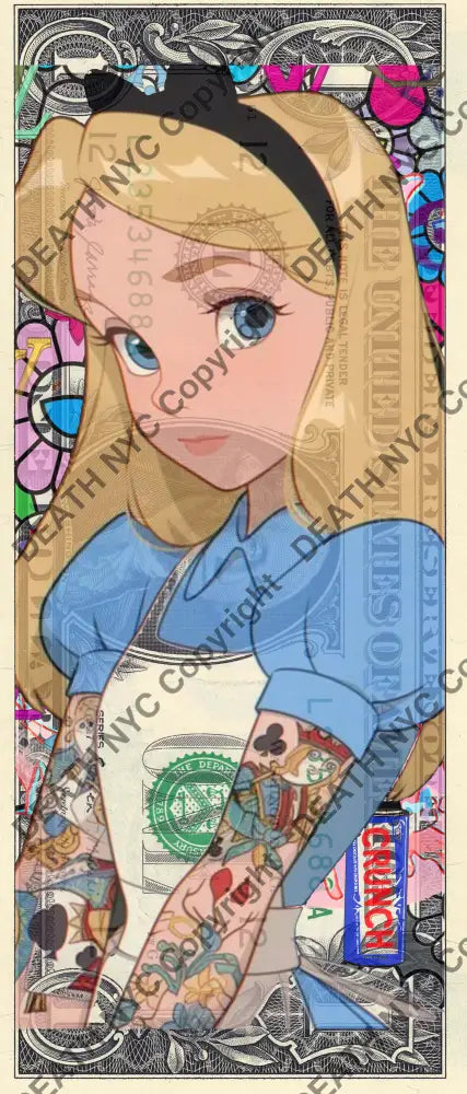 Auction USD $1 Original artwork 181125$5 alice Art Print