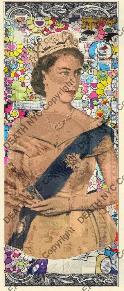 Auction USD $1 Original artwork 190922$11 queen - Art Print