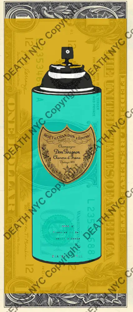 Auction USD $1 Original artwork 191221$17 spr ay - Art Print