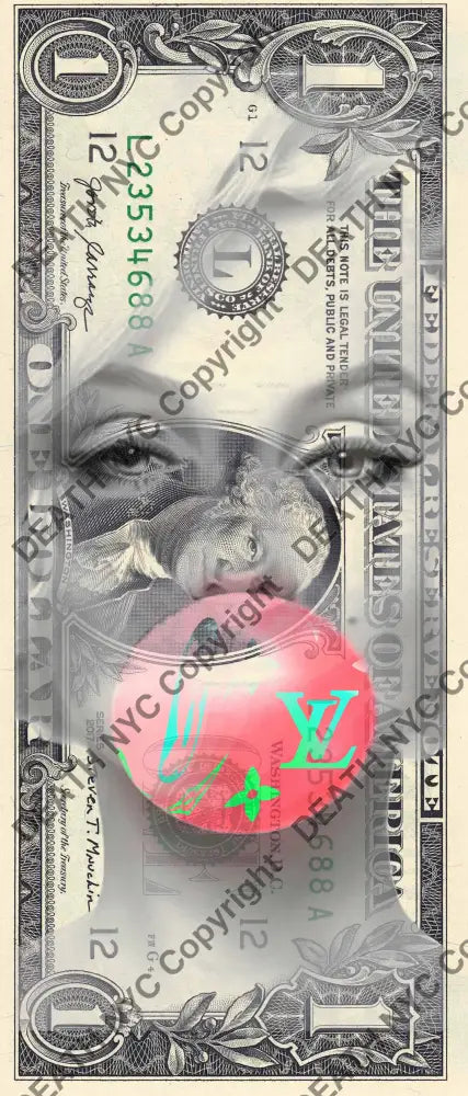 Auction USD $1 Original artwork 210226$9 monr Art Print
